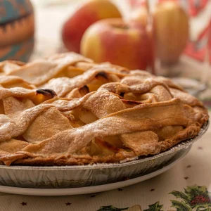 Home Made Apple Pie with Lattice